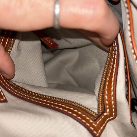 UGA Dooney & Bourke Charlie Handbag Zip Satchel Medium Purse GO DAWGS! - Picture 9 of 13